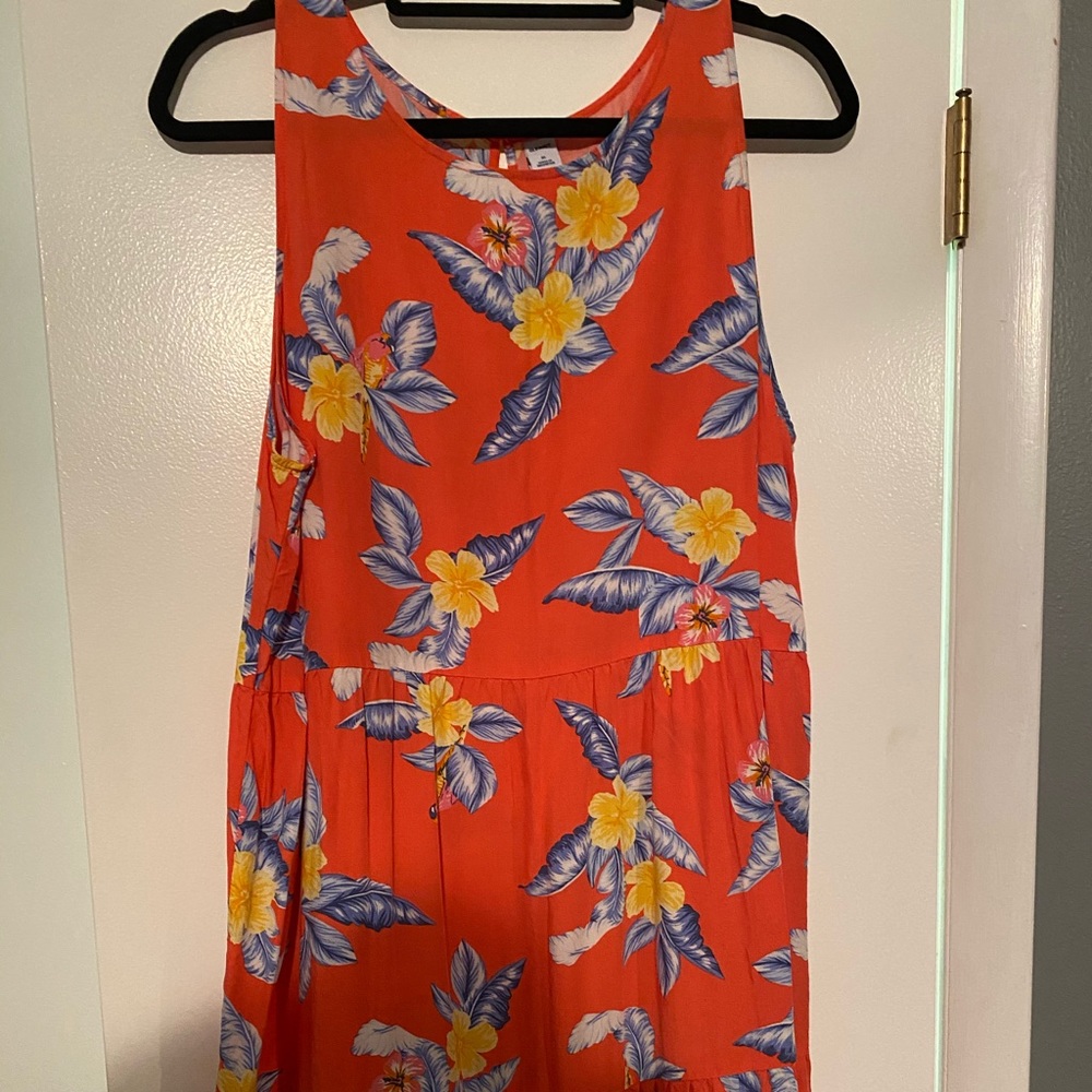 Old Navy Tropical Sleeve Dress